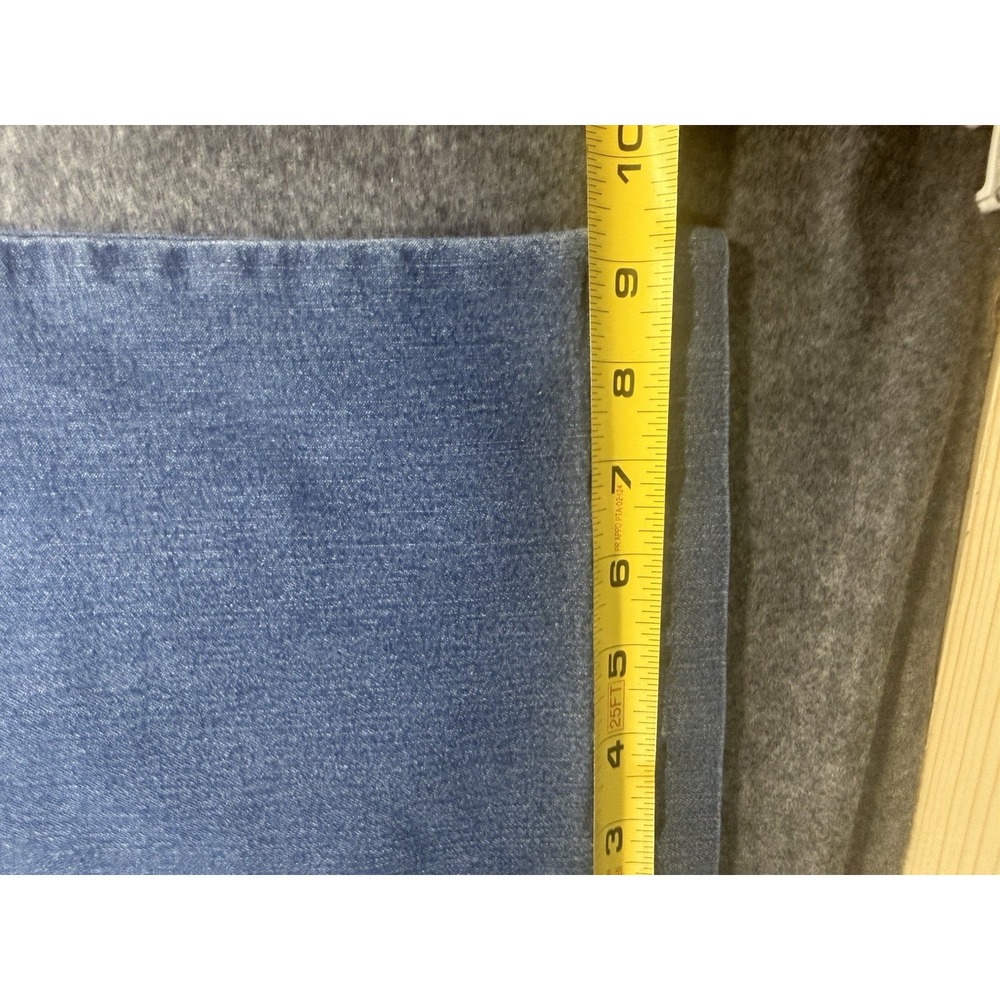 Michael Kors Wide Leg Patch Pocket Denim Jeans Size 12 - Picture 7 of 11